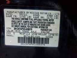 2012 NISSAN VERSA