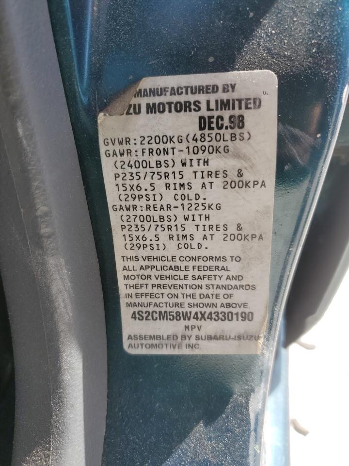 1999 ISUZU Rodeo