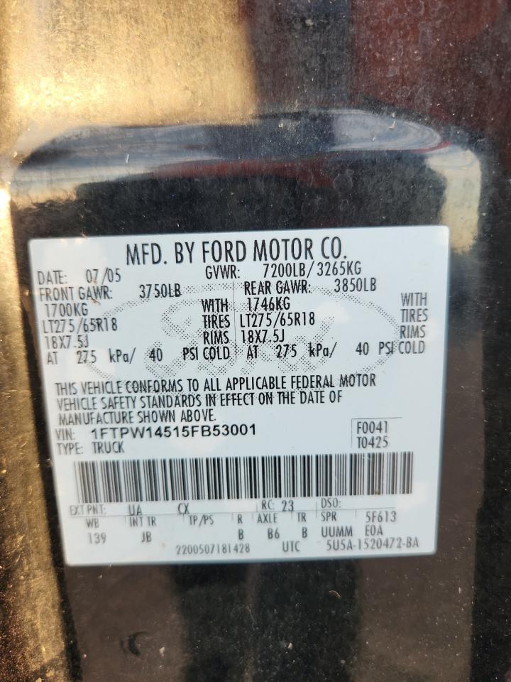 2005 FORD F-150