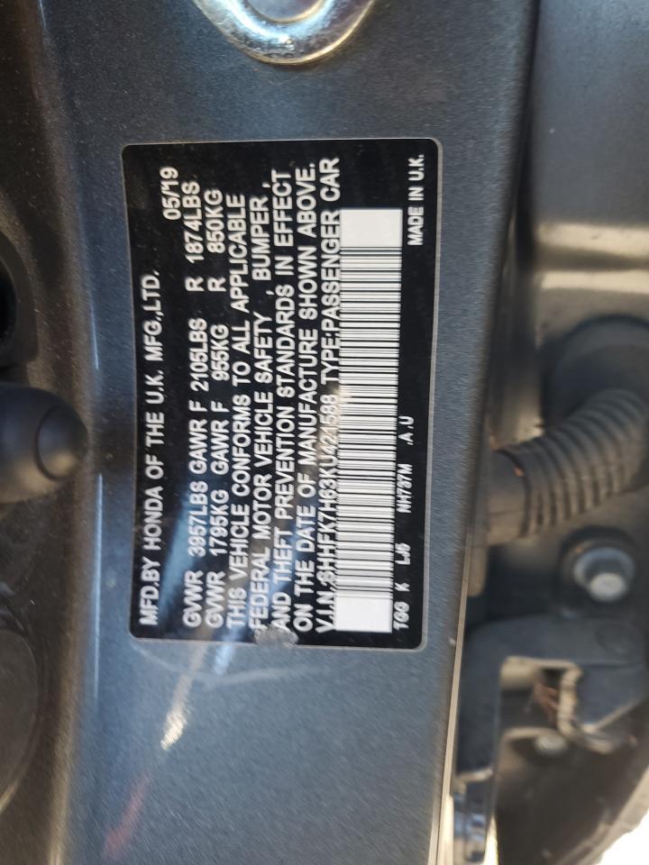 2019 HONDA CIVIC