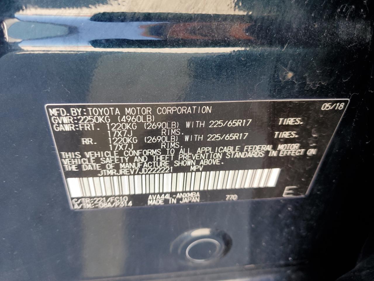 2018 TOYOTA RAV4
