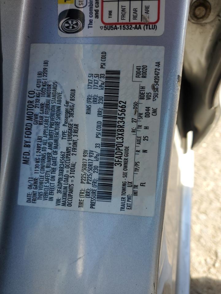 2011 FORD FUSION