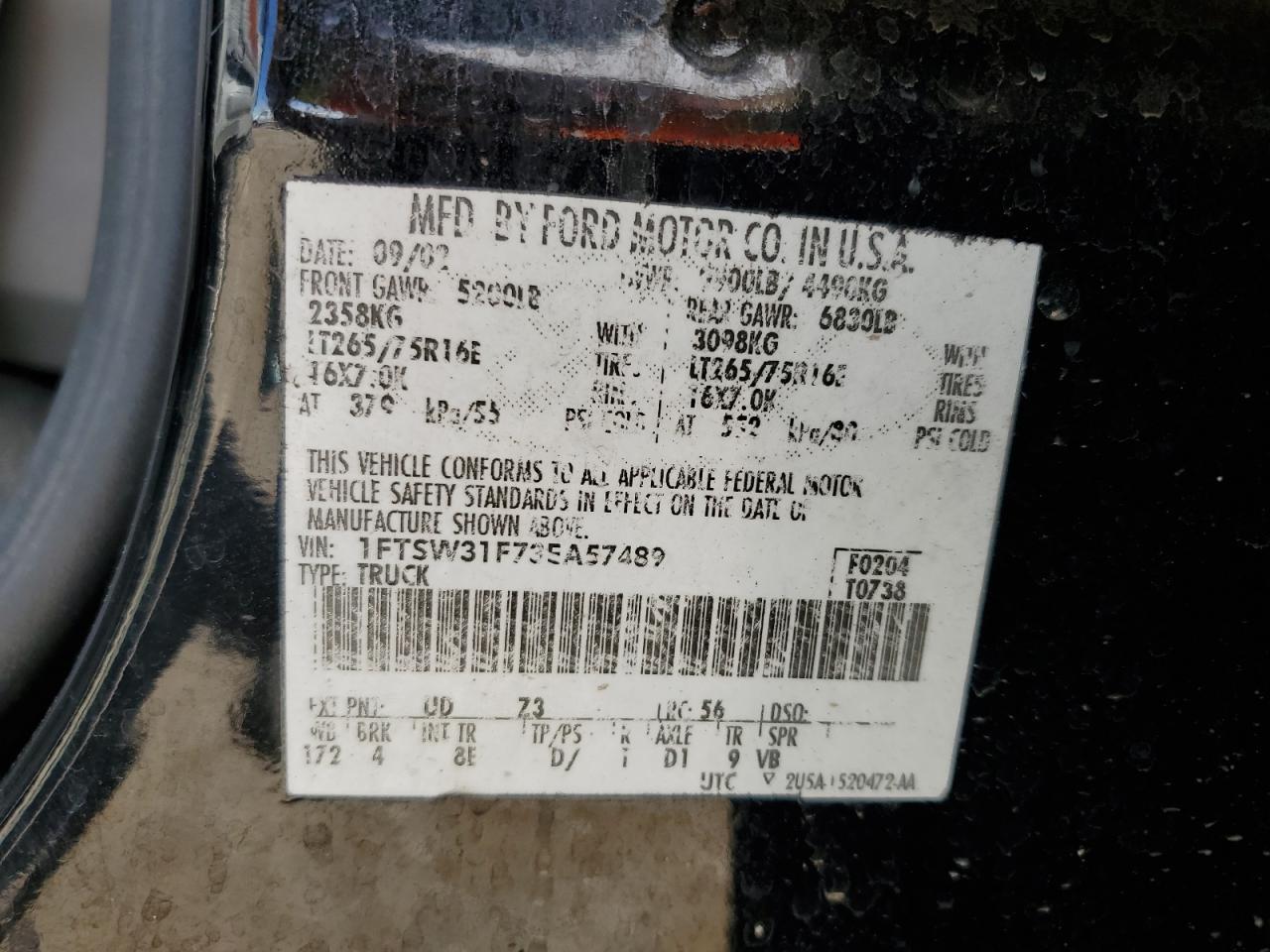 2003 FORD F-350