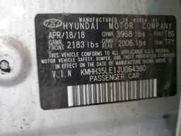 2018 HYUNDAI ELANTRA