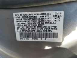 2010 HONDA ODYSSEY