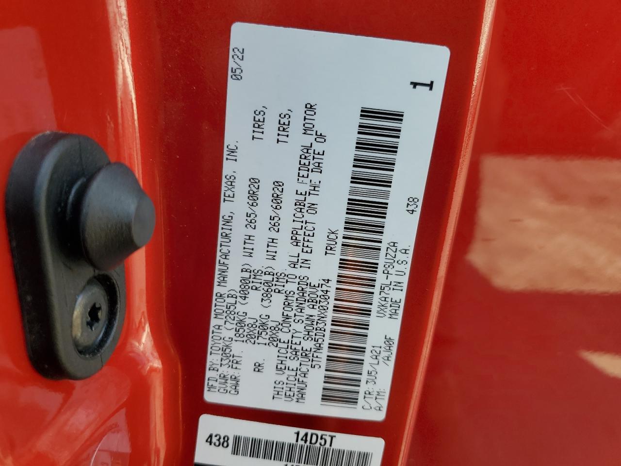 2022 TOYOTA TUNDRA