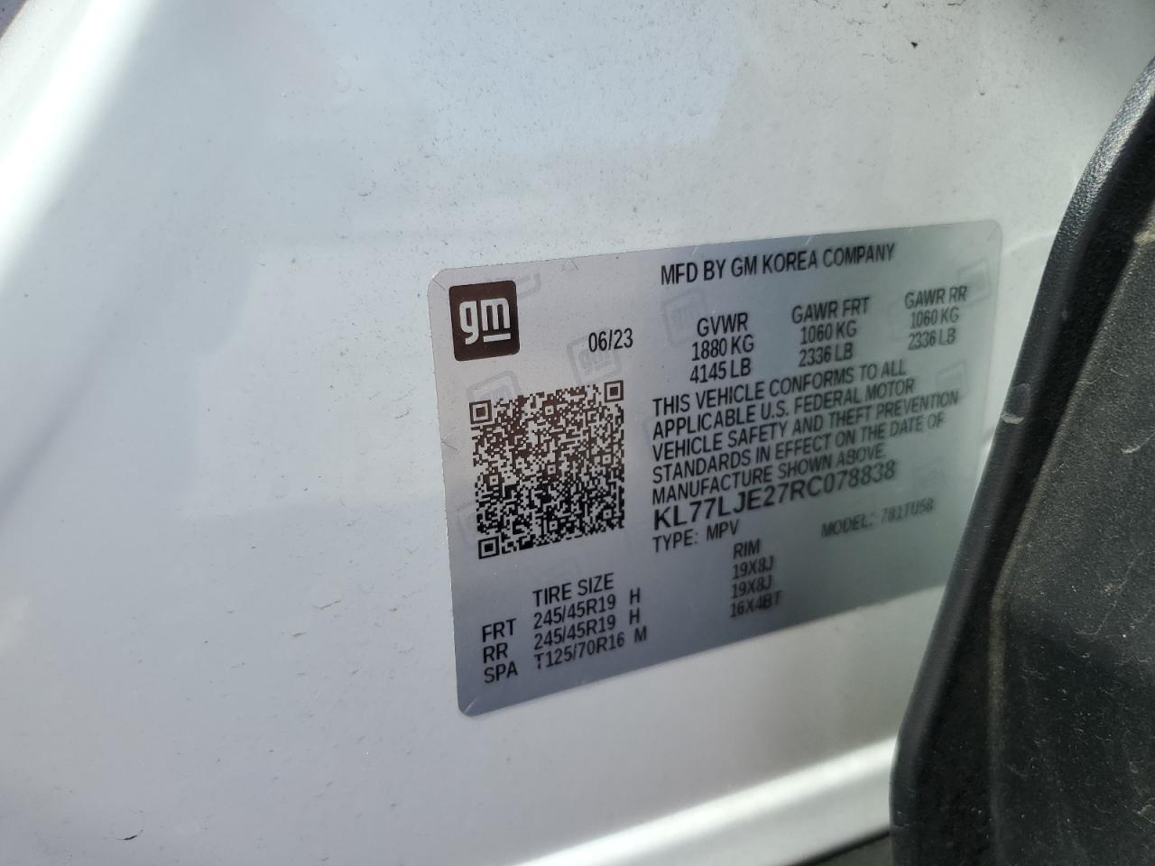 2024 CHEVROLET TRAX