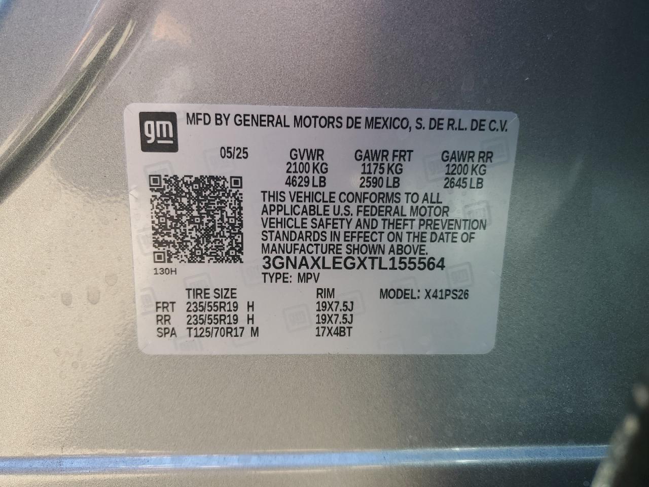2026 CHEVROLET EQUINOX