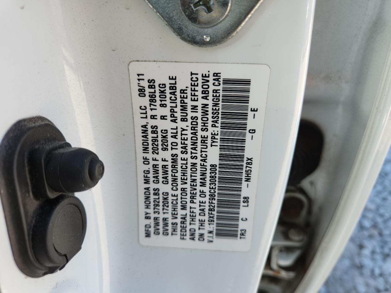 2012 HONDA CIVIC
