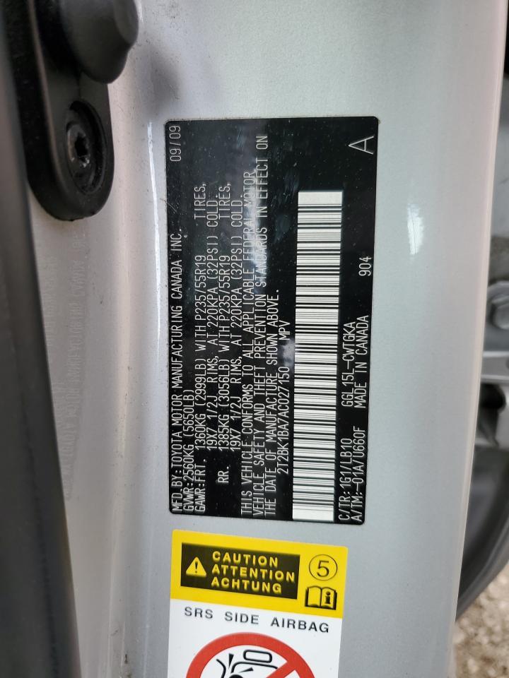 2010 LEXUS Rx