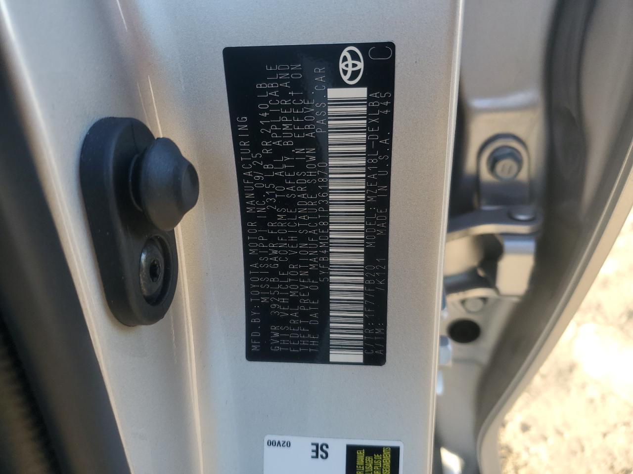 2026 TOYOTA COROLLA