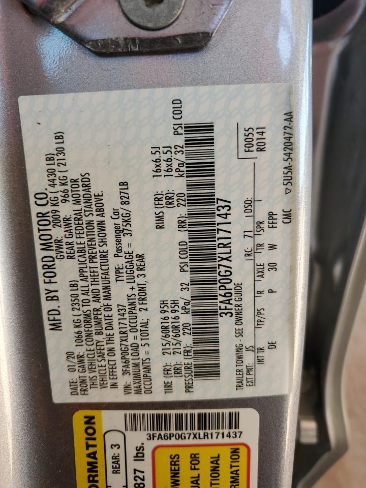 2020 FORD FUSION