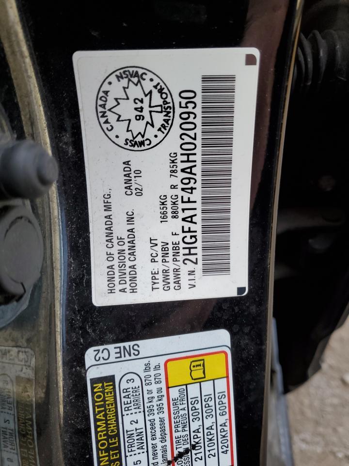 2010 HONDA CIVIC
