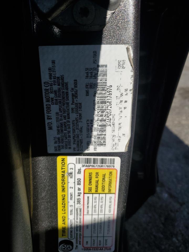 2016 FORD FUSION