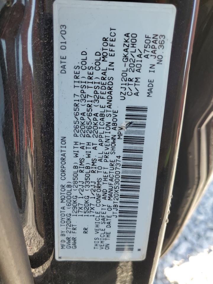 2003 LEXUS Gx