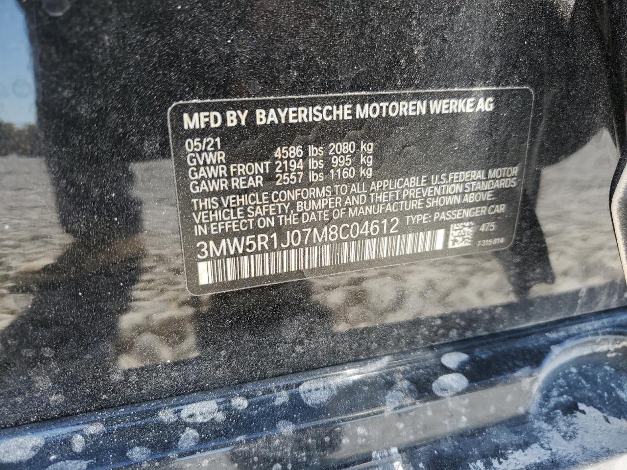 2021 BMW 3 SERIES