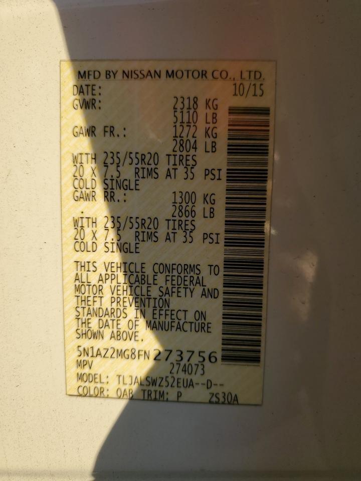 2015 NISSAN MURANO