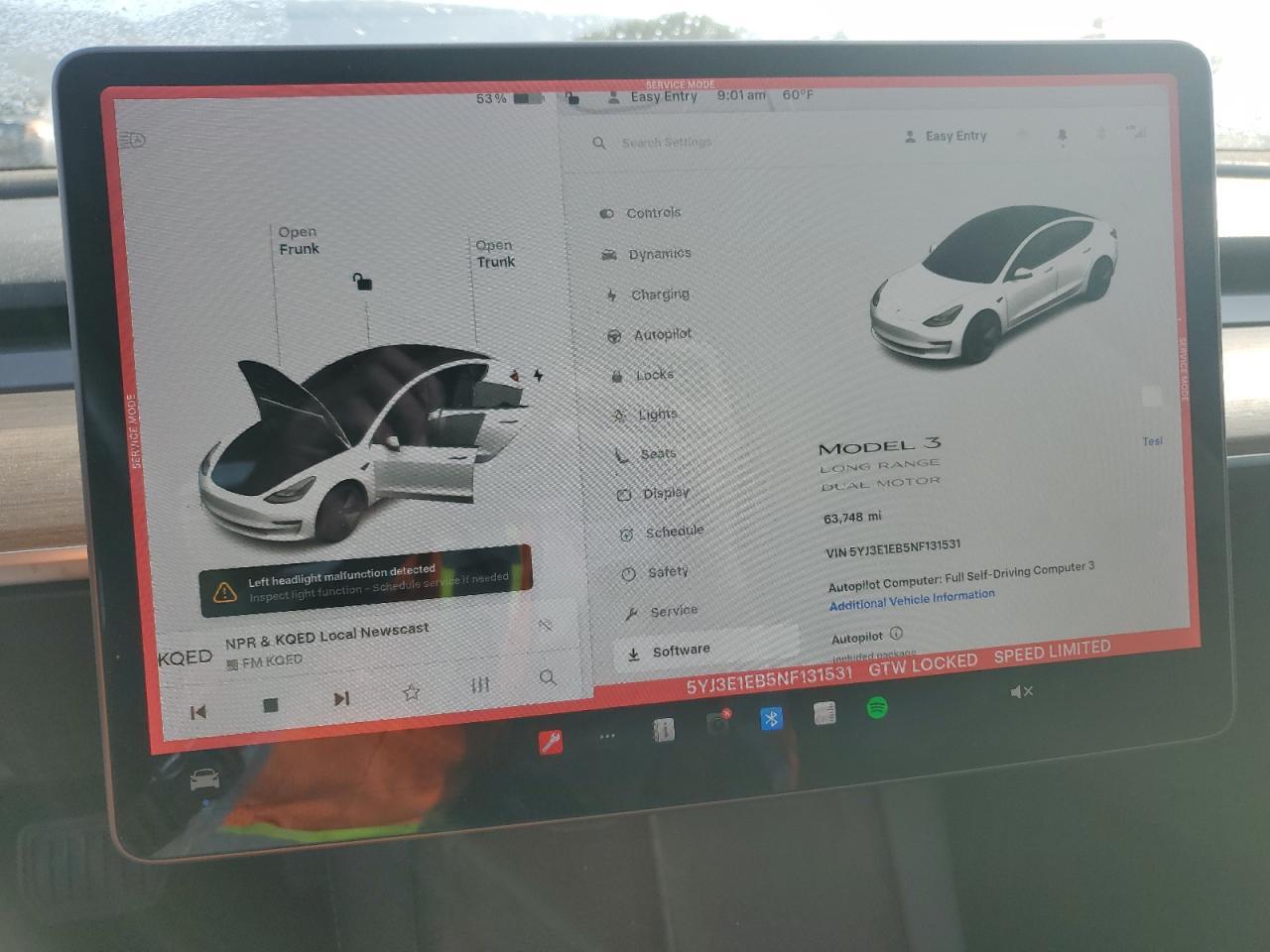 2022 TESLA MODEL 3
