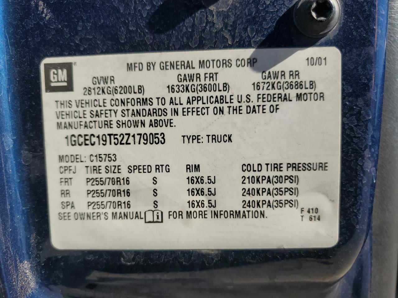 2002 CHEVROLET Silverado