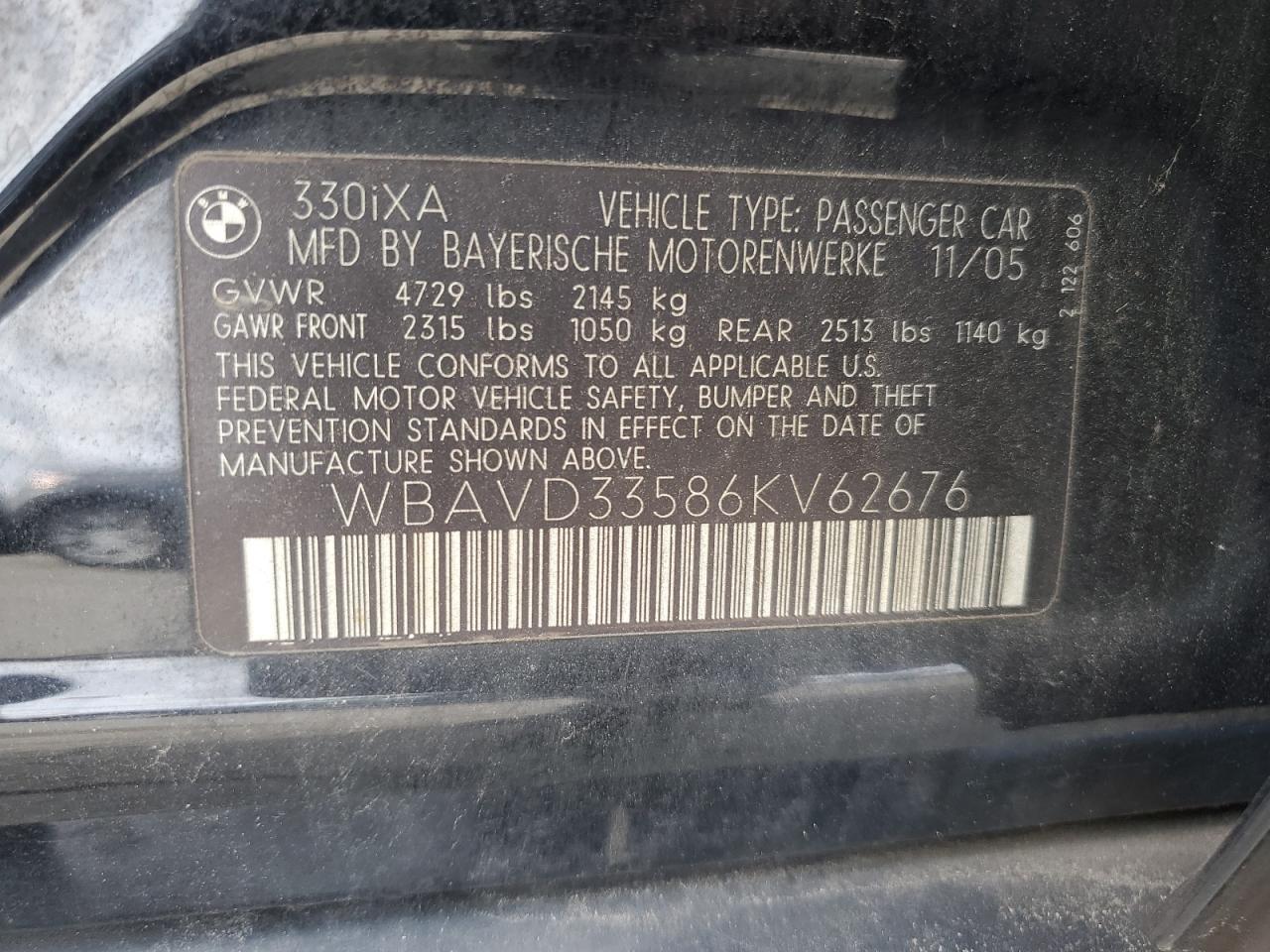 2006 BMW 3 SERIES