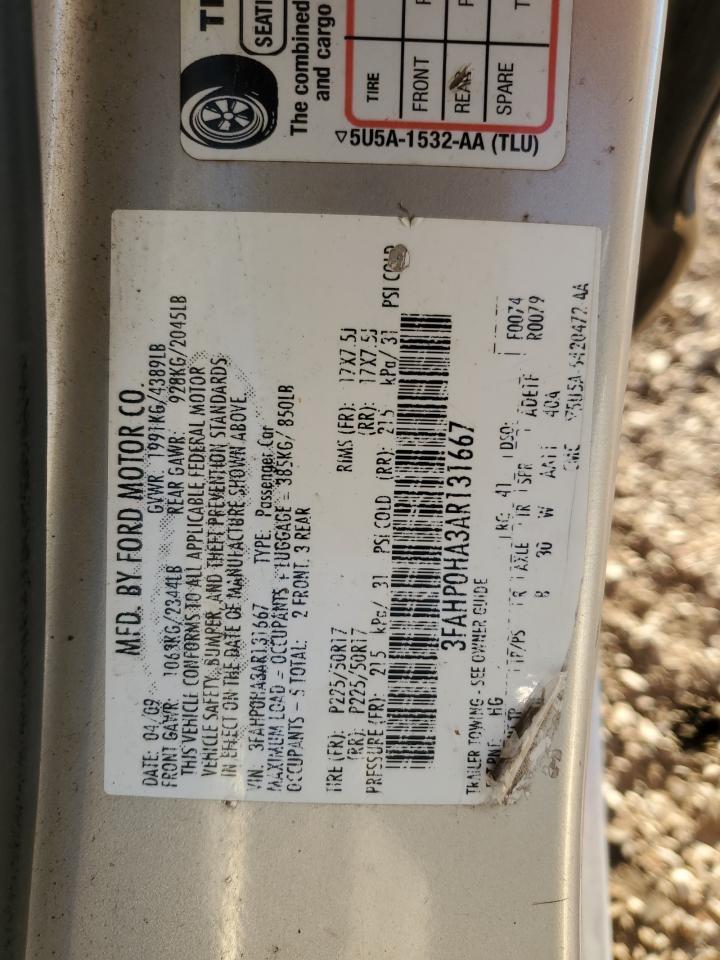 2010 FORD FUSION