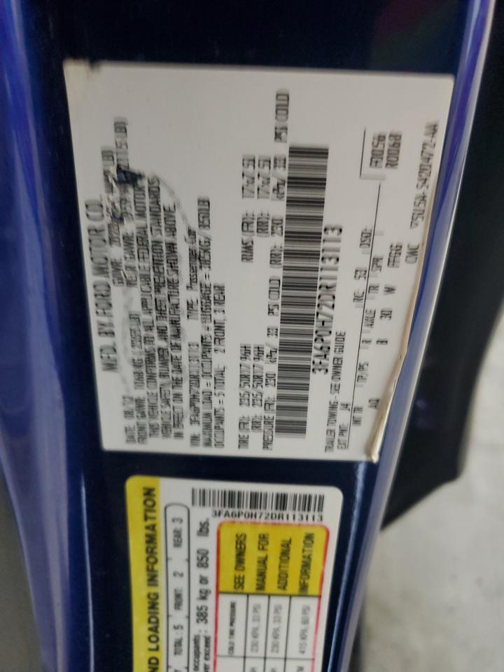 2013 FORD FUSION