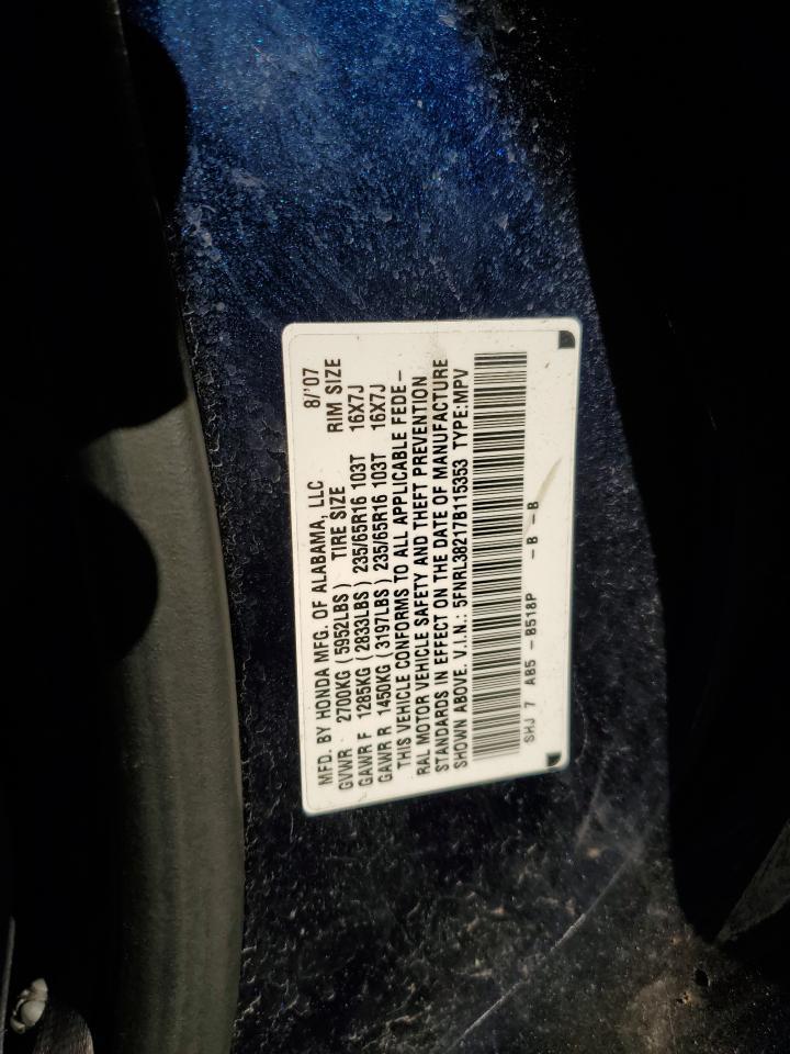 2007 HONDA ODYSSEY