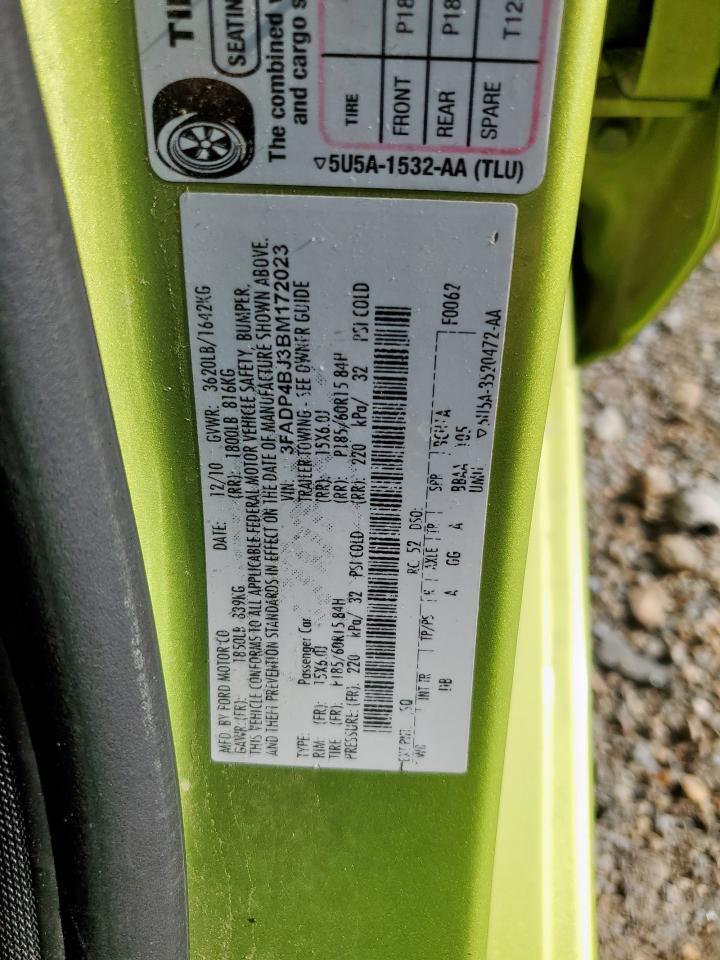 2011 FORD Fiesta