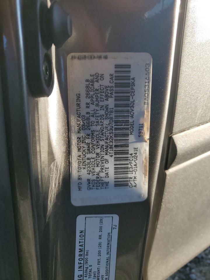 2003 TOYOTA CAMRY