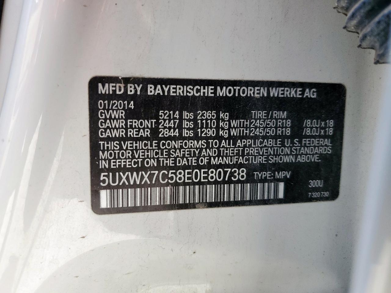2014 BMW X3