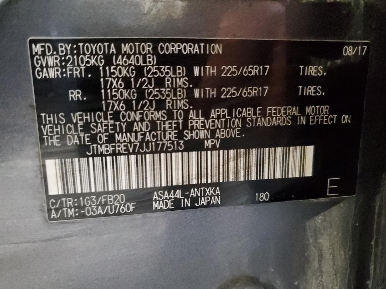 2018 TOYOTA RAV4