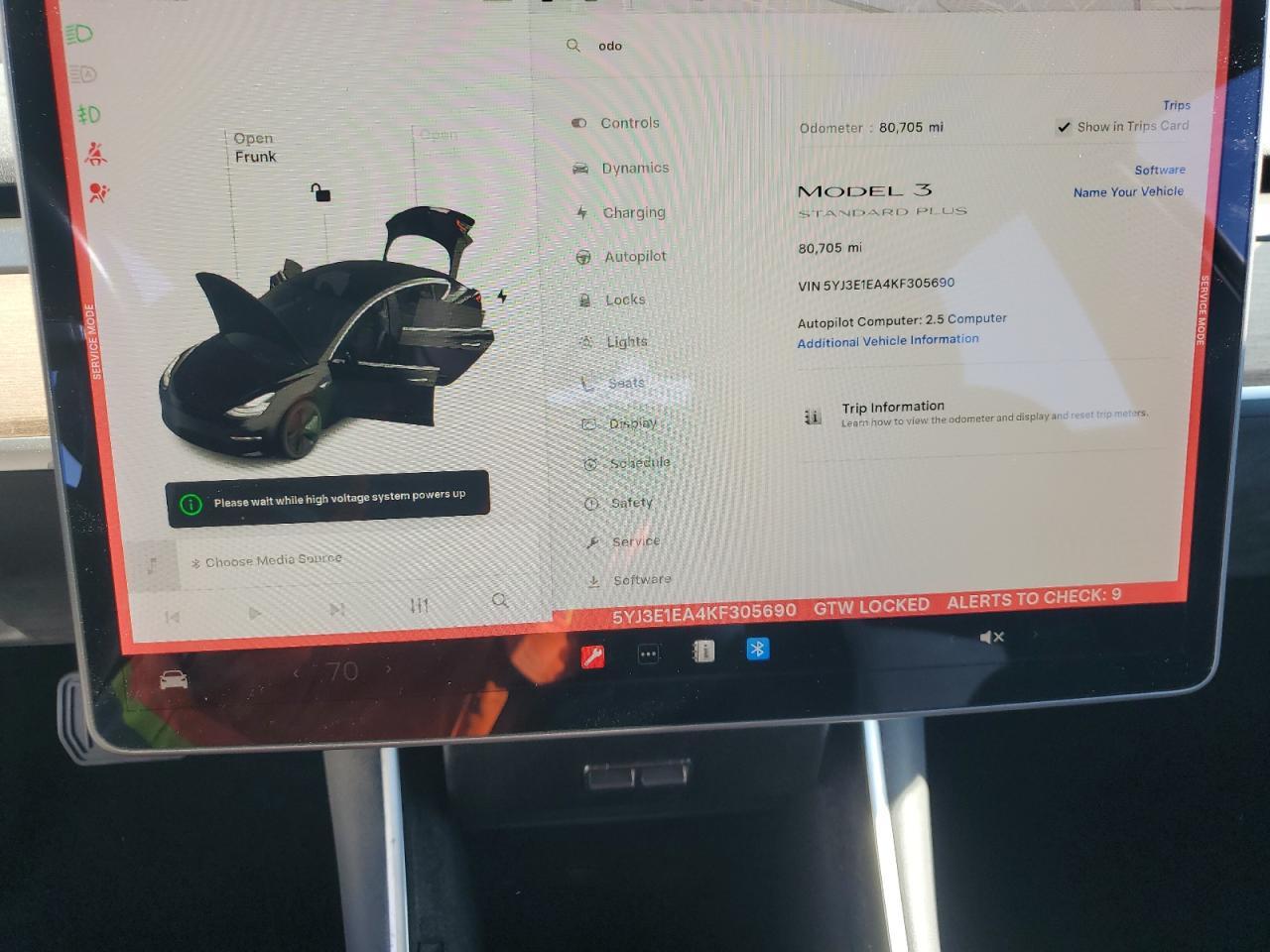 2019 TESLA MODEL 3