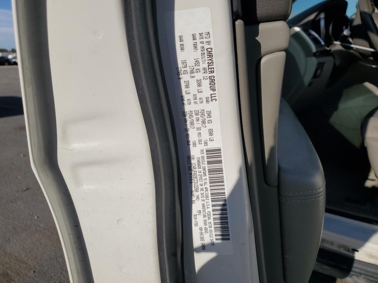 2012 JEEP Grand Cherokee
