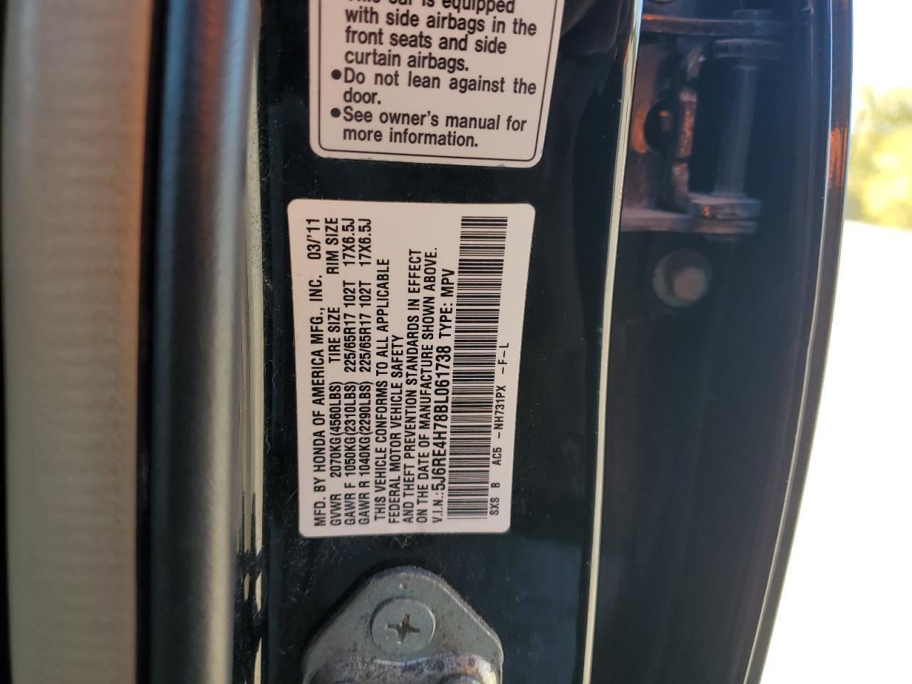 2011 HONDA CR-V