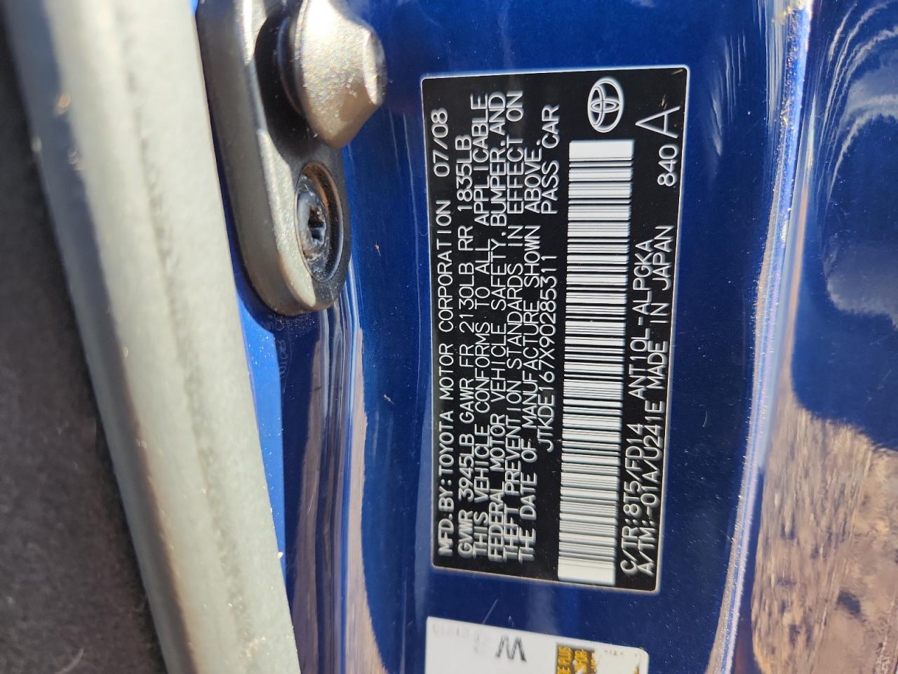 2009 TOYOTA SCION