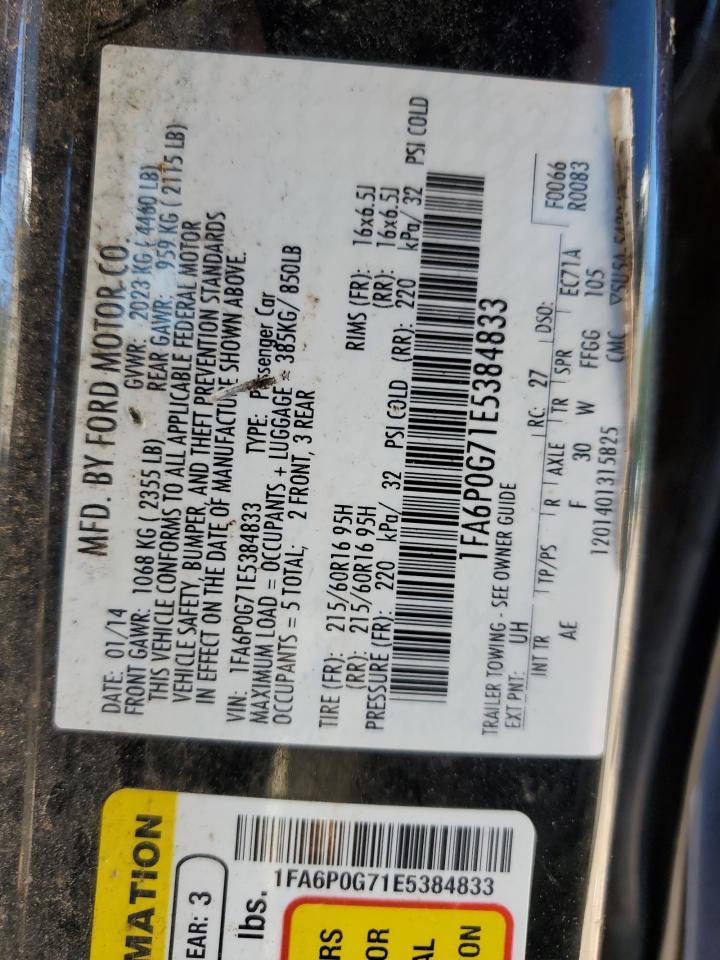 2014 FORD FUSION