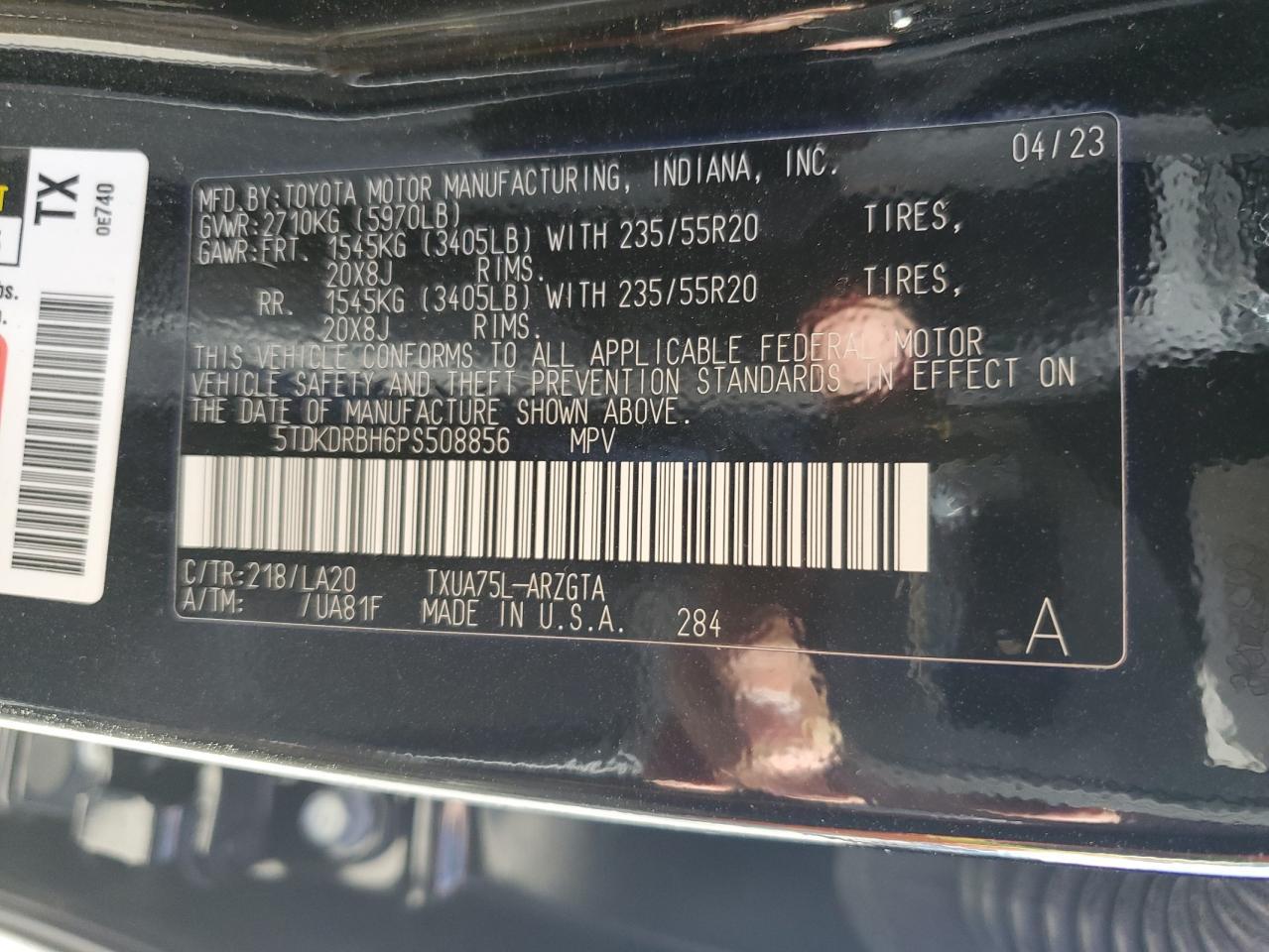 2023 TOYOTA HIGHLANDER
