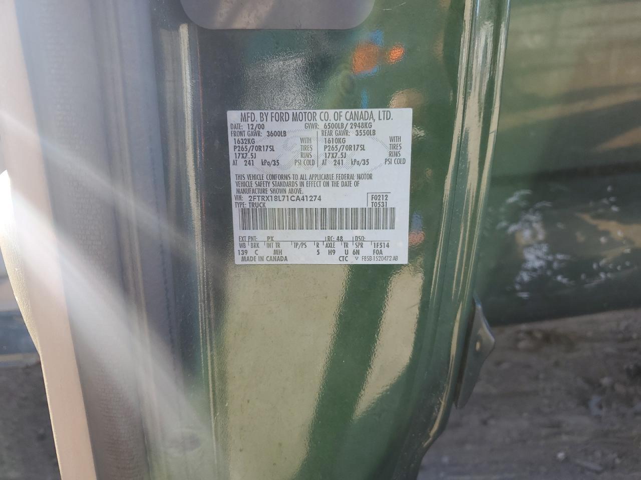 2001 FORD F-150