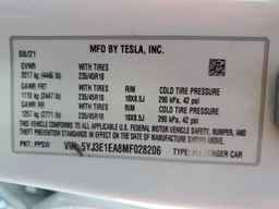 2021 TESLA MODEL 3