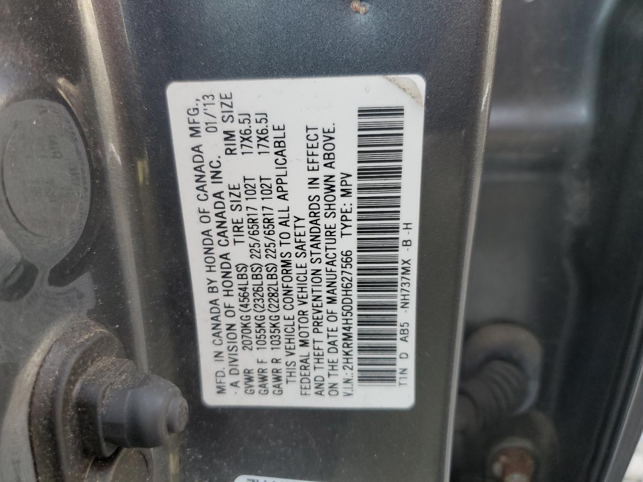 2013 HONDA CR-V
