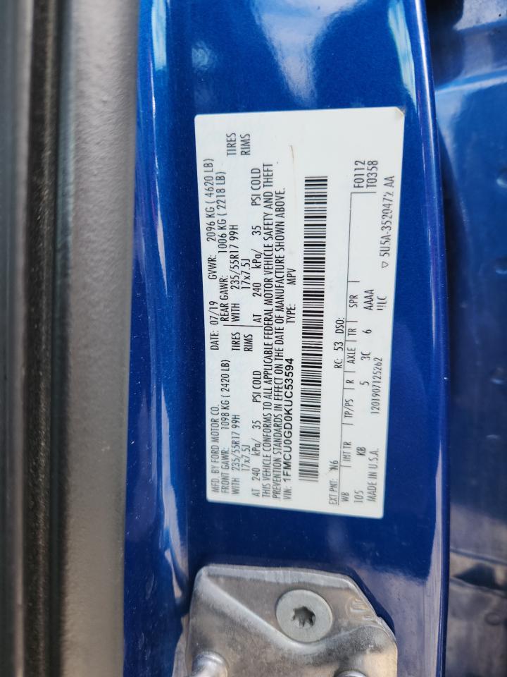 2019 FORD ESCAPE