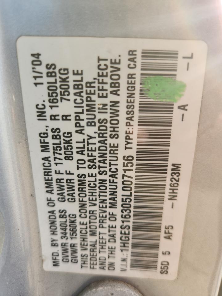 2005 HONDA CIVIC