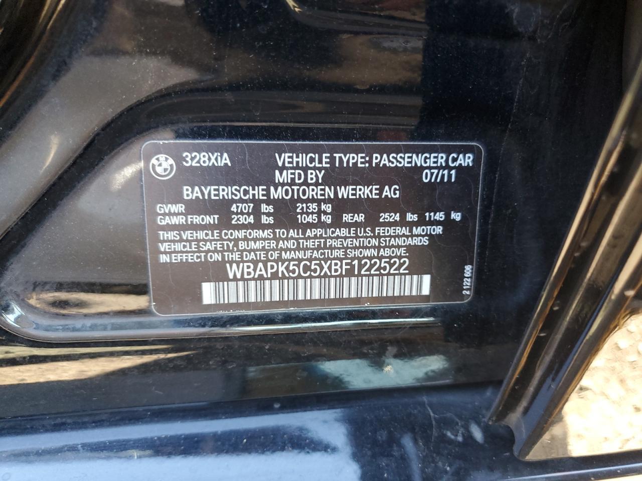 2011 BMW 3 SERIES