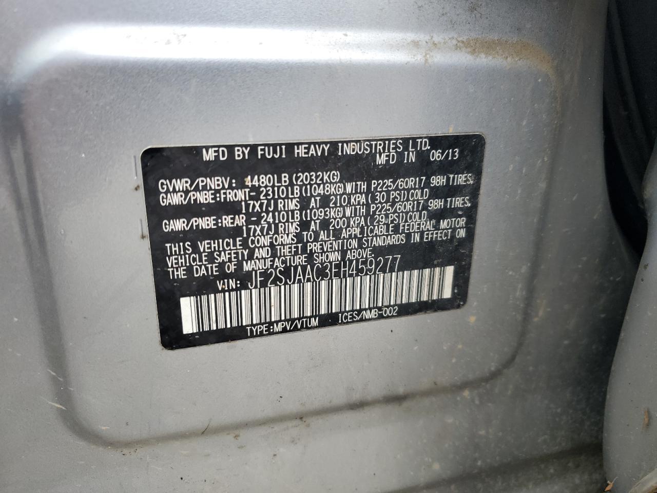 2014 SUBARU FORESTER