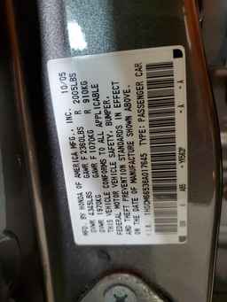 2006 HONDA ACCORD