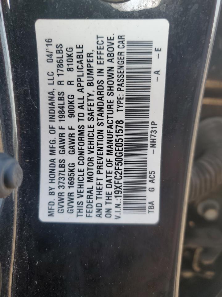2016 HONDA CIVIC