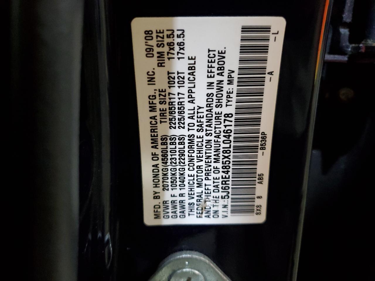 2008 HONDA CR-V