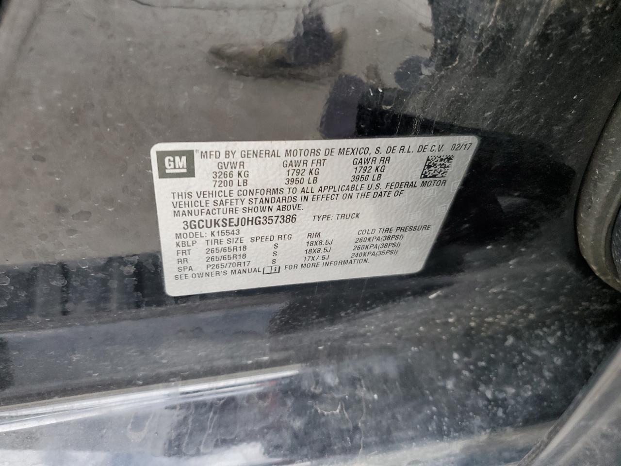 2017 CHEVROLET Silverado