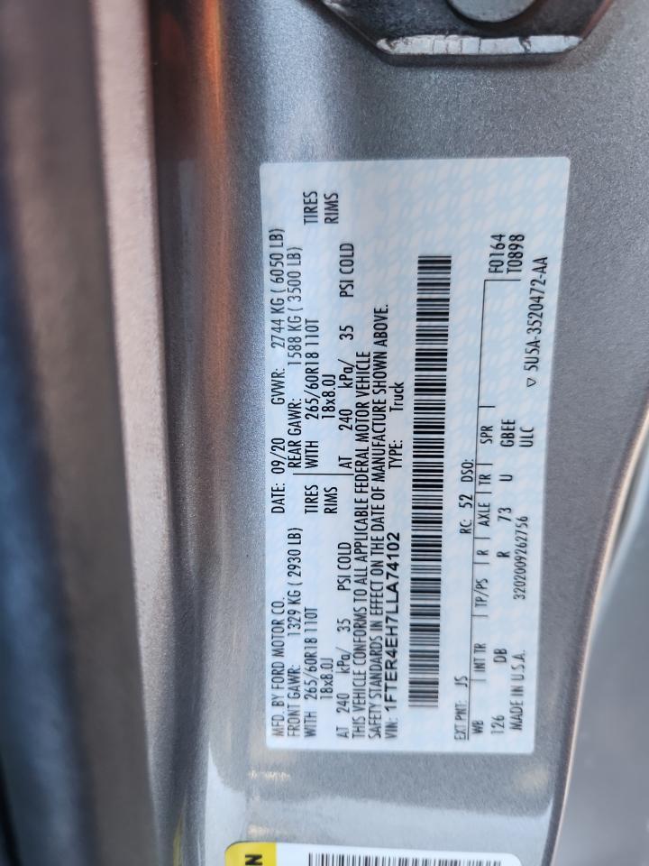 2020 FORD RANGER