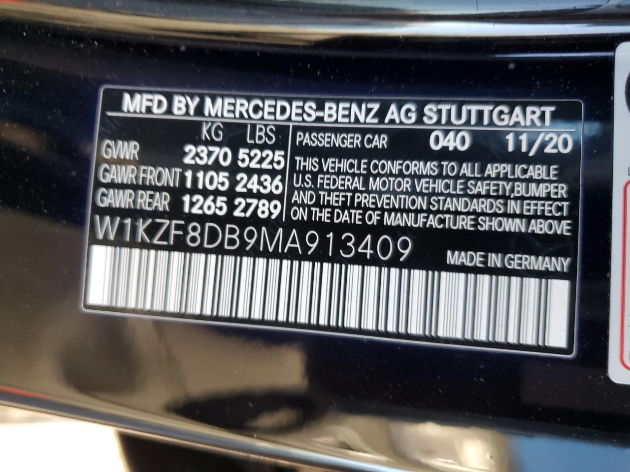 2021 MERCEDES-BENZ E-Class